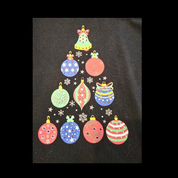 Women's Size Medium Long Sleeve Christmas T-Shirt, Excellent Condition - Picture 3 of 5